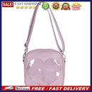 Women Fashion Transparent Solid Color Shoulder Bags Casual Small Leather Purse