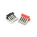 10X Krokodilklemmen Fahrzeugbatterie-Prüfkabel Clips Sonden 32mm Rot+SchwarR LR