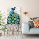 40x50cm Peacock Frameless Picture Oil Paint By Numbers Hand Painted Home Decor