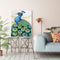 40x50cm Peacock Frameless Picture Oil Paint By Numbers Hand Painted Home Decor