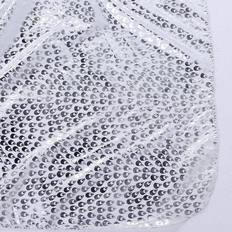 Hair Cut Cover Cloth Feather Pattern Waterproof Hairdresser Cape(White) Newly