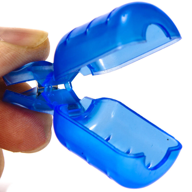 10pcs/lot Squid Fishing Lure Jig Umbrella Hook Covers Caps Fishing Tools Blue