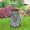 Solar Wrought Iron Lantern Lamp Retro Bucket Outdoor Gardens Yard Decor Light