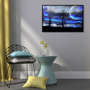 5D DIY Full Round Drill Diamond Painting Moonlight Forest View Handmade Decor