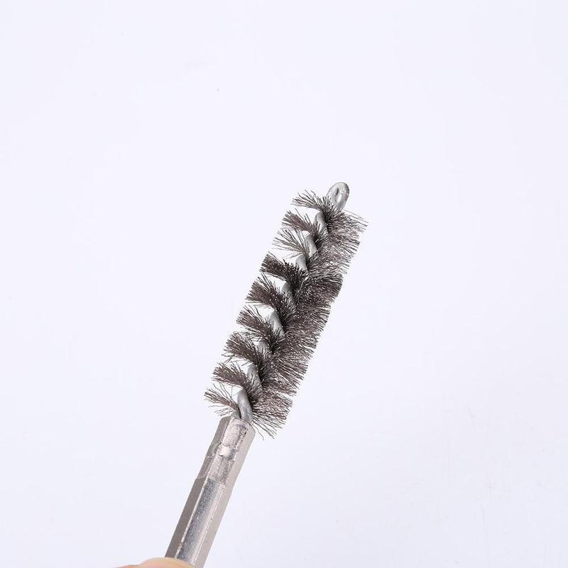 2pcs Car Steel Wire Brush Machine Paint Remover Cleaner with Drill (Steel)