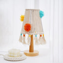 Light for Bedroom Indoor Lighting Table Lamp Small Desk Decoration Hand Woven