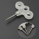 Accessories Luminous Ground Screws Tent Nail Screw Spike Hook Wind Rope Buckle