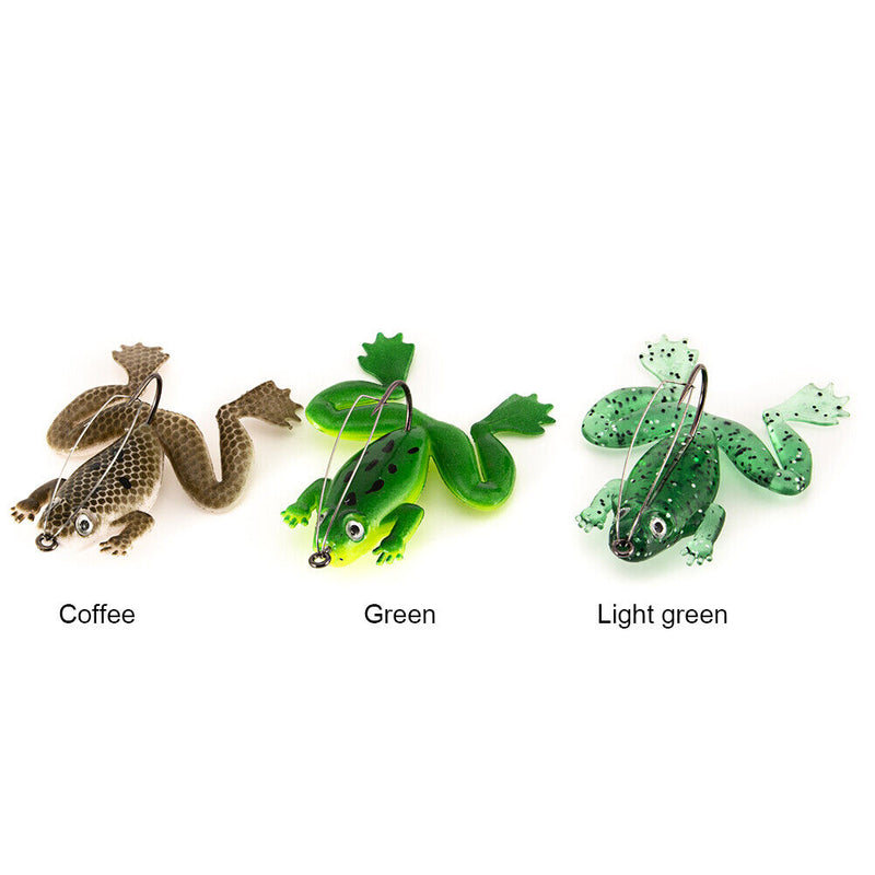 5.5cm Soft Bait Fishing Lures Topwater Frog Artificial Bait Freshwater Tackle
