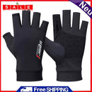 Summer Half Finger Bicycle Gloves Ice Silk Breathable Sports Cycling Mittens