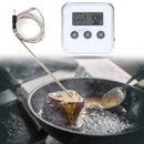 Electronic Thermometer Timer Food Meat Temperature Meter Gauge with Probe