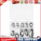 50pcs/set No.3-12 10 Types Black Nickel Fishing Hooks Fishing Accessories