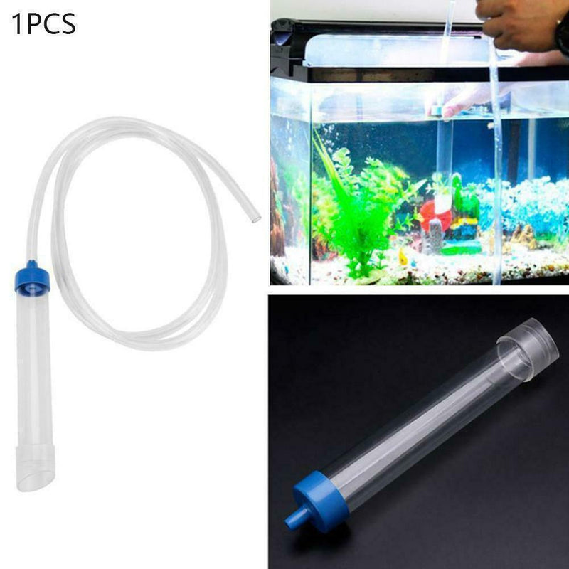 Aquarium Fish Tank Gravel Cleaner Syphon Vacuum Water Pumps L8Q3 Best X1E7
