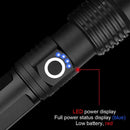 Super Bright USB Rechargeable Powerful Torch LED Super Bright Zoom Flashlight