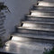 #A 2pcs LED Solar Stair Light Anti-theft White/warm White/rgb Color for Garden