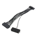 24Pin ATX Dual PSU Power Extender Cable for PC Mining Adapter Connector