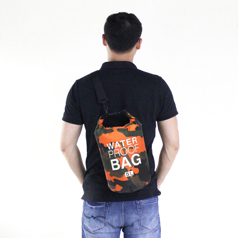 Waterproof Dry Sack Kayaking River Trekking Float Sailing Backpack (5L)