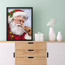 Diamond Painting Santa Full Round Drill Picture of Rhinestone DIY Drawing Kit
