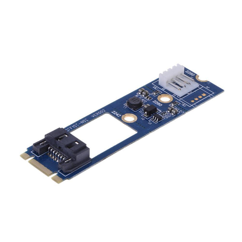 M.2 NGFF SATA to 7Pin SATA M2 to SATA Converter Card Adapter with Cable