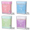 Tool Double Heads Cotton Swabs Bamboo Wood Nose Ears Cleaning Buds Sticks