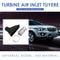 Carbon Fiber Look Car Car Front Bumper Turbo Air Intake Pipe Air Funnel Kit
