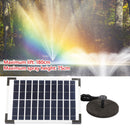 10V 380L/H Solar Panel Powered Water Pump Kits for Aquarium Fountain Pond Lawn