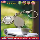Portable 8X Folding Key Ring Magnifier with Key Chain Daily Magnifying Tool