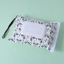 Cosmetic Pouch Clamshell Clean Wipes Carrying Case Container Wipe Bag