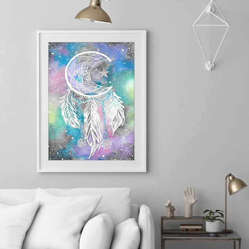 5D DIY Full Drill Diamond Painting Dreamcatcher Cross Stitch Kits Bedroom Decor