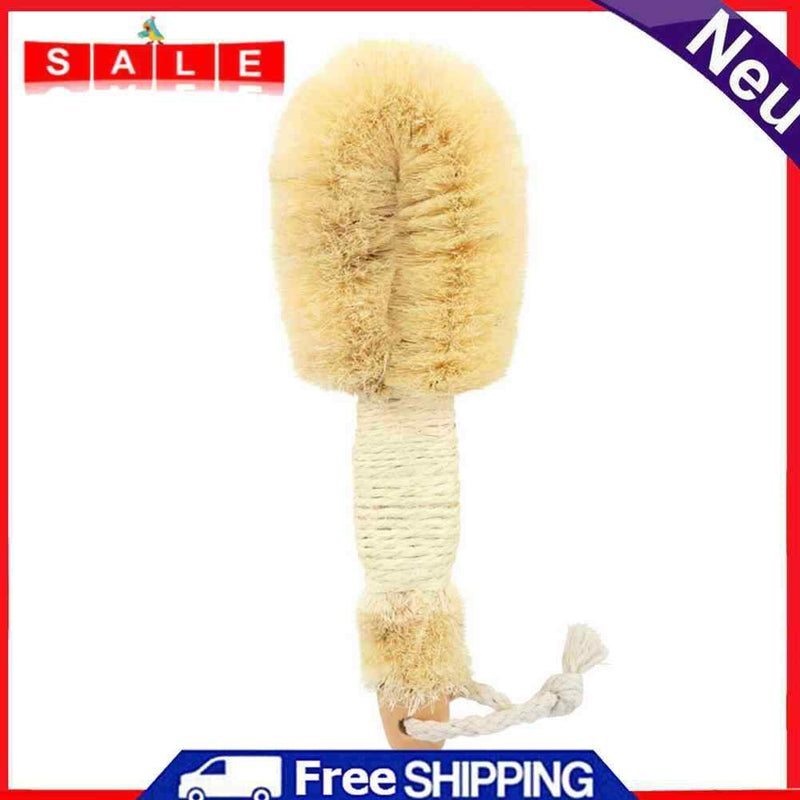 Bathroom Cleaning Brush Wooden Handle Bath Shower Exfoliating Dead Skin Scrubber