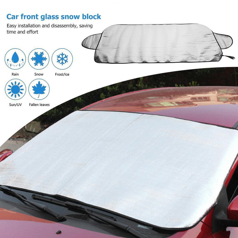 59x28 inch Winter Car Windshield Cover Auto Snow Ice Frost Shield Heat Sun Shade