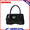 Butterfly Love Shoulder Bag Women Mini Heart Chain Messenger Portable Handbag