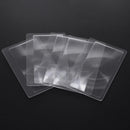 5pcs 3X Credit Card Shape Magnifiers Transparent Magnifier Fresnel Lens