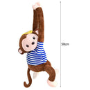 Creative Monkey Tissue Box Hanging Holder for Car Home Bedroom (Coffee) Newly