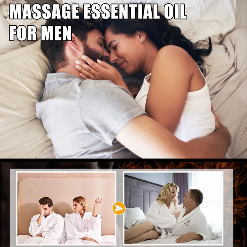 Safe Male External Use Essential Oil Increase Endurance for Sexual Health Care