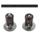 MEROCA 1 Pair Bicycle Grips Handle Bar Ends Cap MTB Anti-slip Handlebar Plu