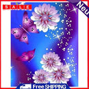 DIY Stamped Canvas 11CT Needlework Butterfly Pattern Cross Stitch Home Decor Kit