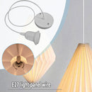E27 Lamp Holder Ceiling Plate DIY Line Hanging Wire Pendant Cable Decor
