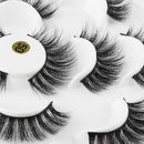 Fluffy Handmade 5D Mink Hair Eye Lashes Extension Thick Cross False Eyelashes