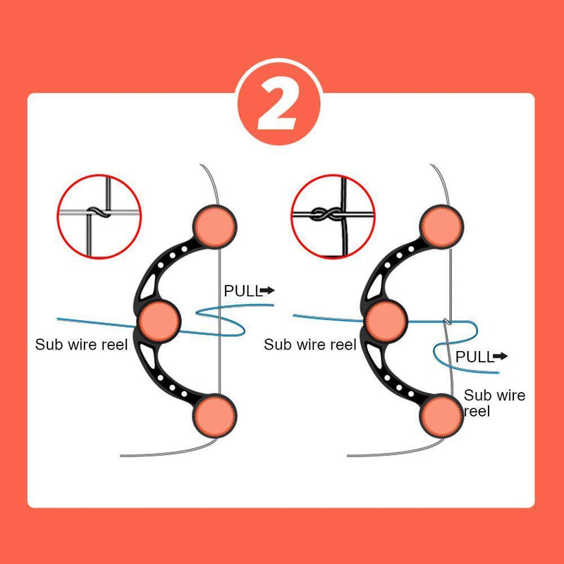 Fishing GT FG PR Knotter Assist Machine Bobbin Winder Wire Lines Knot Tools