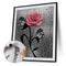 Flower Butterflies Canvas Painted Oil Paint By Numbers Modern Bedroom Wall Art