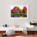 5D DIY Full Drill Diamond Painting Colorful Trees Cross Stitch Embroidery Decor