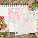 21x30cm DIY Craft Stencil Album Decor Cake Cookie Flower Spraying Die Card