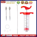 Stainless Steel Needle BBQ Flavor Injector Roast Meat Spice Sauce Syringe S