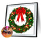 5D Diamond Painting DIY Festival Wreath Full Round Drill Rhinestone Mosaic Ki