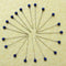 100X Round Head Dressmaking Sewing Straight Pins Mixed Color. Y0J3 Q8P6