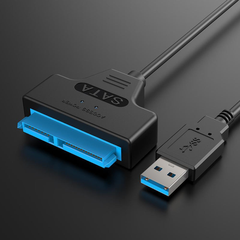 USB 3.0 to SATA7+15pin Hard Disk Cable Converter 2.5 Inches SSD Hard Disk