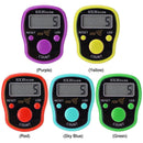 0-99999 LCD Finger Counter LED Luminous Electronic Tally Counter (Purple)