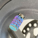 1 Pair Electric Scooter Valve Stem Cap Dust-proof Tyre Stem Cover for M365 Pro