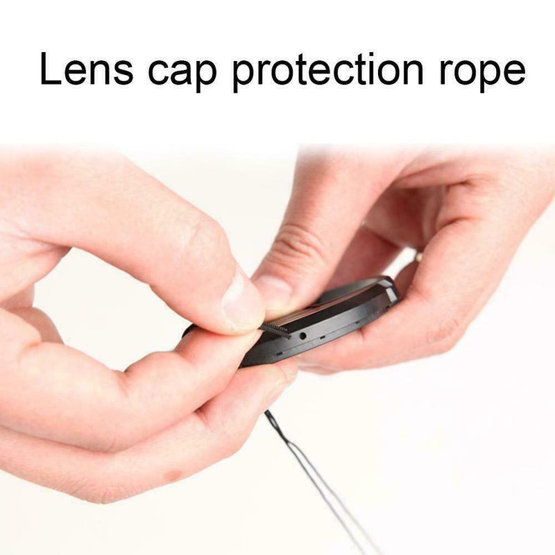 1* 72mm Front Lens Cap Hood Cover Snap on For Camera Accessories Strip Len B3W2