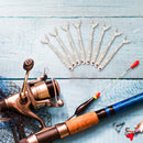 8pcs/lot Soft Fish Fork Tail Fishing Lures Artificial 1.7g 8cm Bionic Baits F